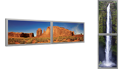 Digital signage with DualHead2Go
