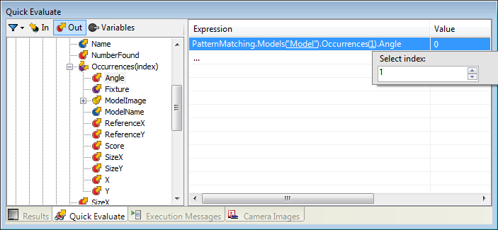 Accessing PatternMatching step results