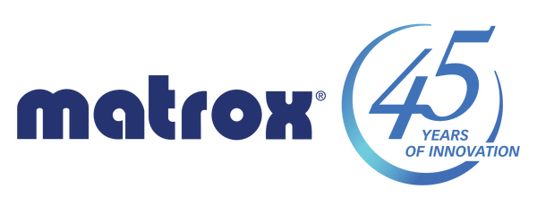 Matrox 45 years of innovation logo