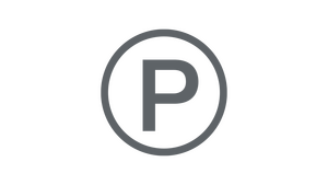 Grey parking icon