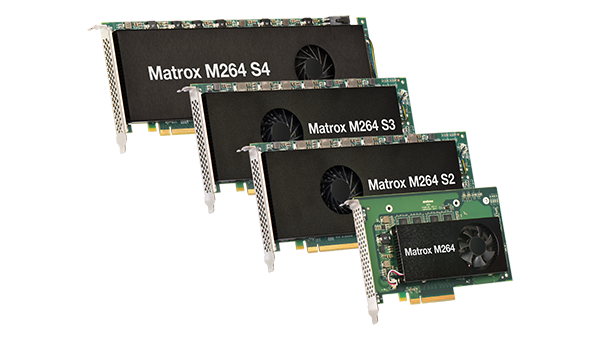 M264 family of H.264 Codec Cards