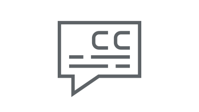 Closed Caption icon